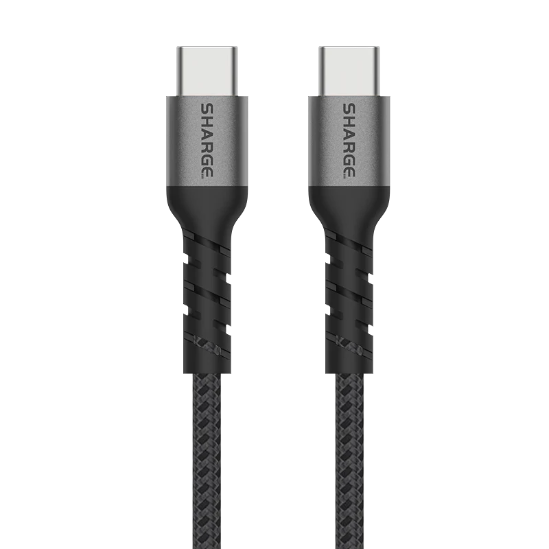 Örgülü USB-C to USB-C 240W Hızlı Şarj Kablosu