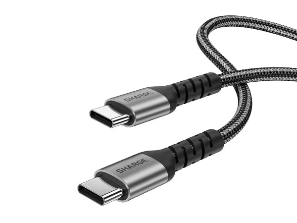 Örgülü USB-C to USB-C 240W Hızlı Şarj Kablosu