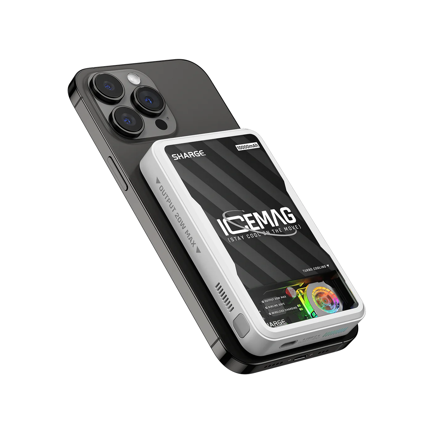 ICEMAG - Aktif Soğutmalı Manyetik Kablosuz PowerBank