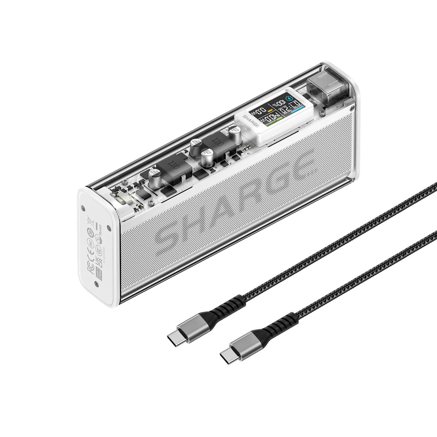 140W - Yüksek Güçlü ve Şeffaf Tasarımlı Powerbank