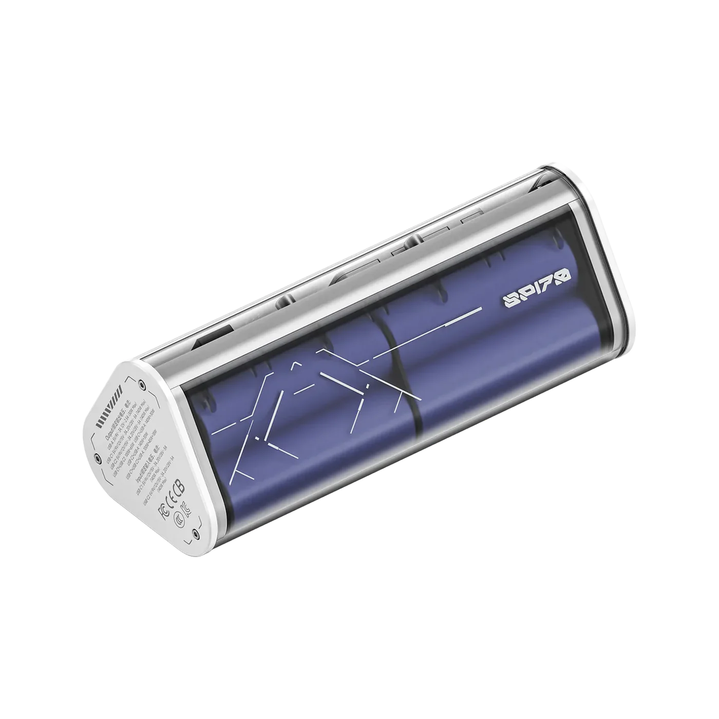 170W - Yüksek Güçlü ve Şeffaf Tasarımlı GaN Powerbank